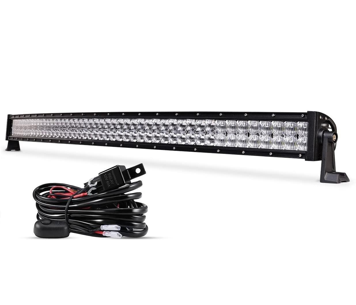 22 Inch-52 Inch 5D série Straight/Curved faisceau combiné Double Row Barres LED pour Ford Bronco – vue 21