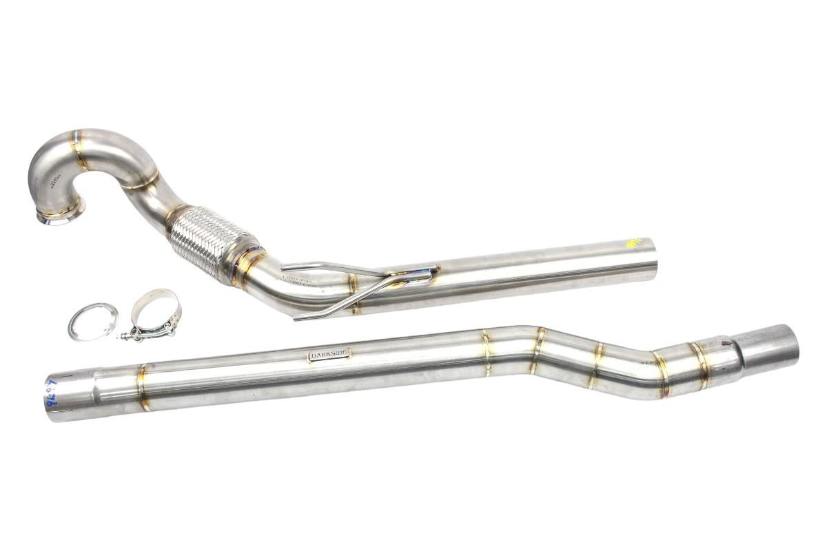 Downpipe inox 2.5" décatalyseur pour 2.0 TDI 16V BKD BKP 4Motion quattro – Darkside Developments