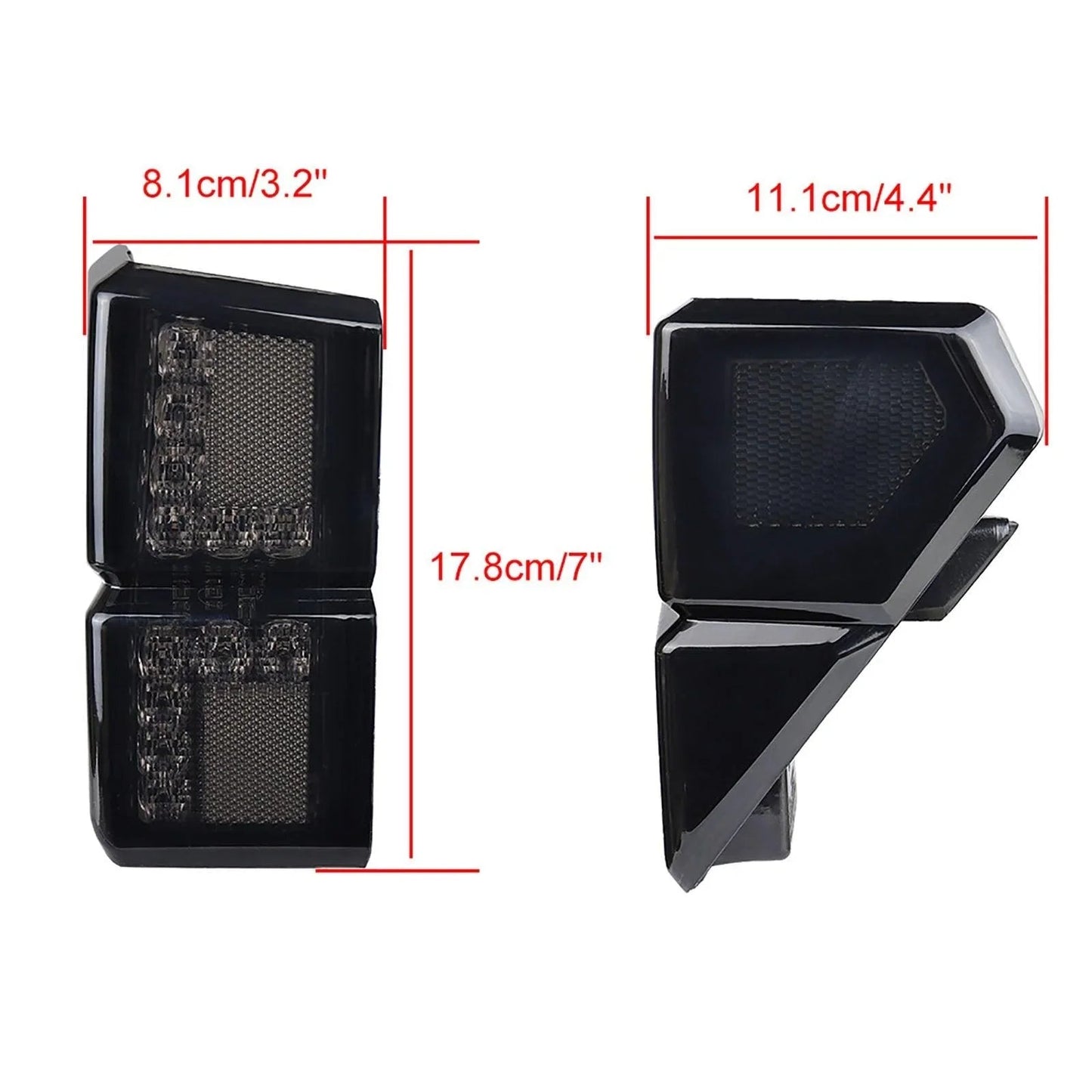 (2pcs/set) Smoked LED Tail Lights Rear Brake Stop Running Lamp pour Polaris Ranger 1000 Models 2018 2019 2020 2021 2022, Rep…