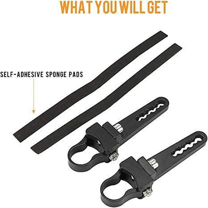 Lot de 2 Barres lumineuses support de montage Kit 1″ Bull Bar arceau Clamps Mount Clamps universel Holder Kits pour L – vue 3