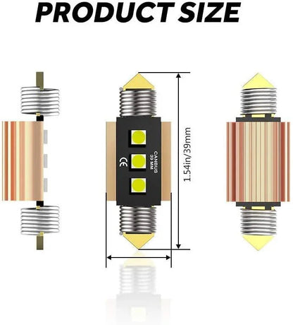 LED Festoon CAN-bus pour intérieur plafonnier lecture plaque d’immatriculation ampoules – vue 5 – NOVADOMIO