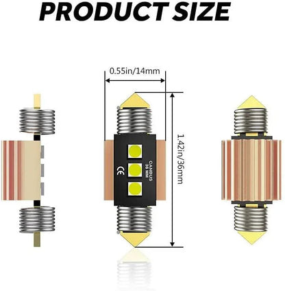LED Festoon CAN-bus pour intérieur plafonnier lecture plaque d’immatriculation ampoules – vue 3 – NOVADOMIO
