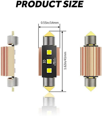 LED Festoon CAN-bus pour intérieur plafonnier lecture plaque d’immatriculation ampoules – vue 4 – NOVADOMIO