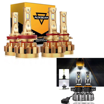 pour 2007 Chevrolet Silverado 3500 F-16 Plus série CANbus intégré qualité automobile 14000LM Ampoules LED kit feux de route /