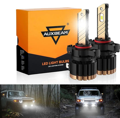 Kit d’ampoules LED feux de route/croisement F-16 Plus série CAN-bus intégré 14 000 lm pour GMC Sierra 3500 HD 2015 – vue 11
