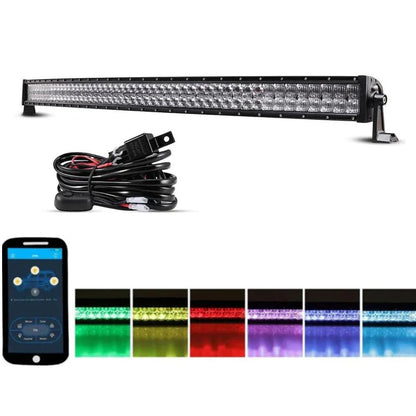 V-série RGB droit/courbé 5D lens faisceau combiné Double Row Barres LED pour Chevrolet Tahoe – vue 25 – NOVADOMIO