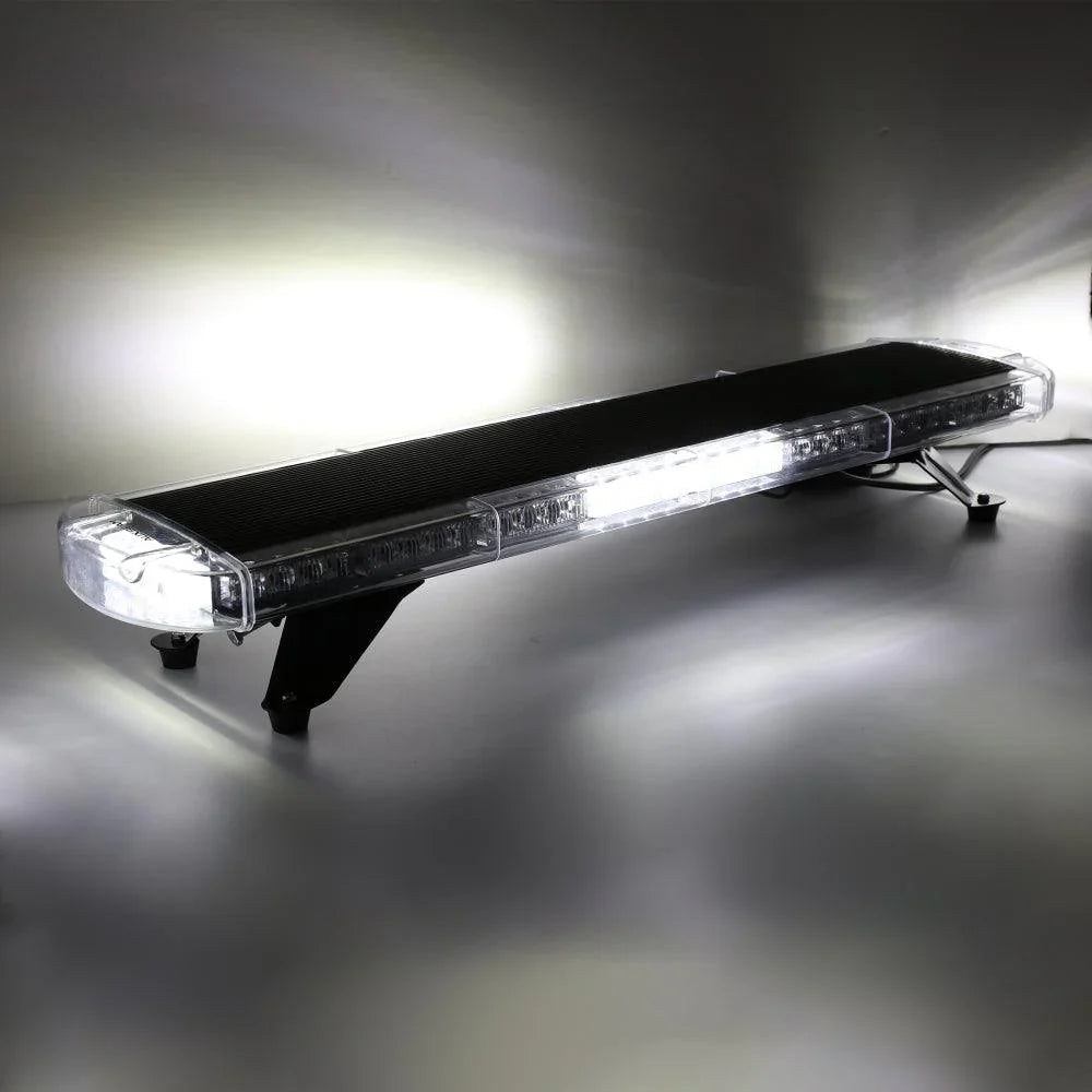 38.5 Inch Rooftop Strobe Flashing Barres lumineuses avec Mounting Brackets 20 Flashing Modes Emergency Safety Warning Cautio…