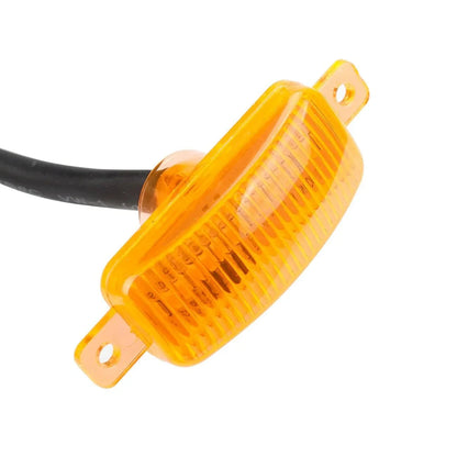 Lot de 4 LED avant feux de calandre de capot style Raptor orange éclairage pour pick-up tout-terrain SUV (orange Shell/