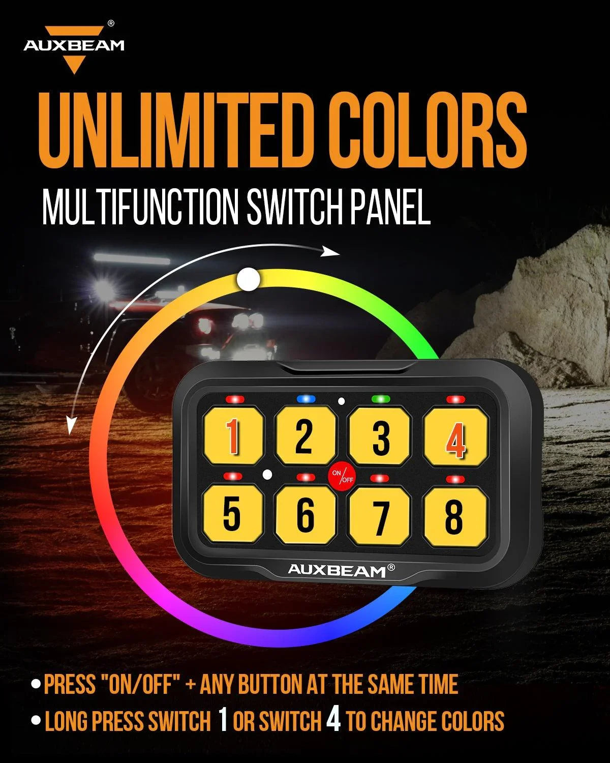 RGB série 6/8/12 voies LED panneau de commande,tout-terrain Controller – vue 4