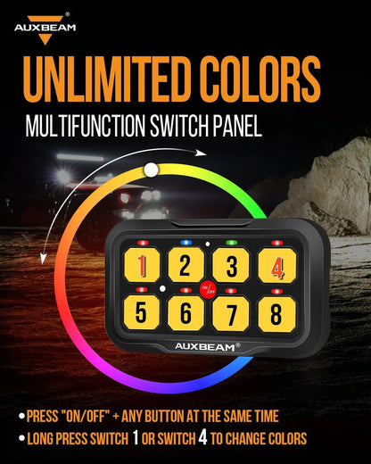 RGB série 6/8/12 voies LED panneau de commande, tout-terrain contrôleur – vue 4 – NOVADOMIO