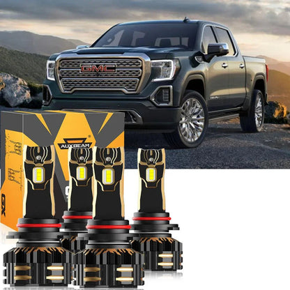 pour 2007 GMC Sierra 1500 Classic 9005 Ampoules de phare LED Bundle – vue 12 – NOVADOMIO