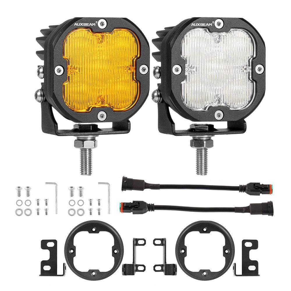 3" LED Pods Mounting Brackets Flush Mount Brackets Compatible avec Toyota Tacoma Tundra 4Runner – vue 8