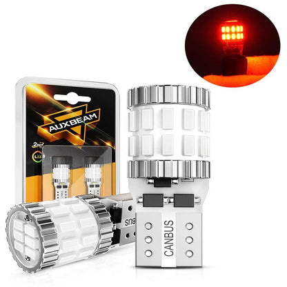 168 2825W5W T10 Ampoules LED pour plaque, feux latéraux et intérieur 3 W 400% plus lumineux CAN-bus anti-erreur rouge B1