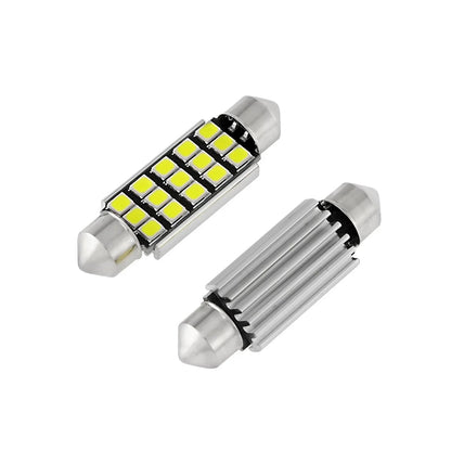 41 mm 578 211-2 212-2 214-2 1.61″ Festoon LED intérieur/plafonnier/lecture/éclairage de plaque ampoules 2.7 W 500 LM 6 500 K