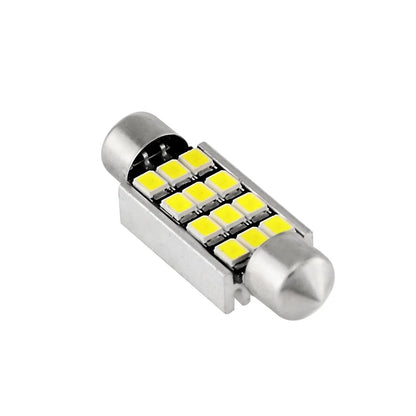 39 mm DE3174 1.54″ Festoon LED intérieur/plafonnier/lecture/éclairage de plaque ampoules 2.7 W 400 LM 6 500 K blanc – 2