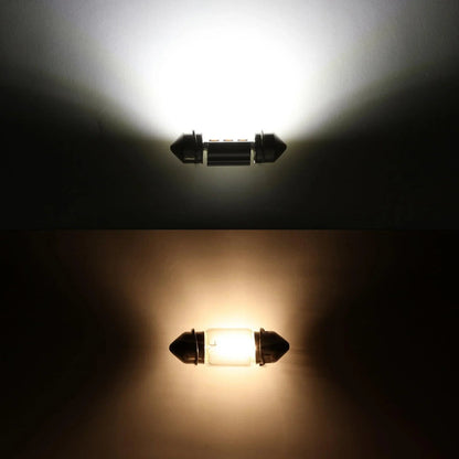 31 mm DE3175 DE3021 DE3022 1.22″ Festoon LED intérieur/plafonnier/lecture/éclairage de plaque ampoules 2.7 W 200 LM 6 500 K