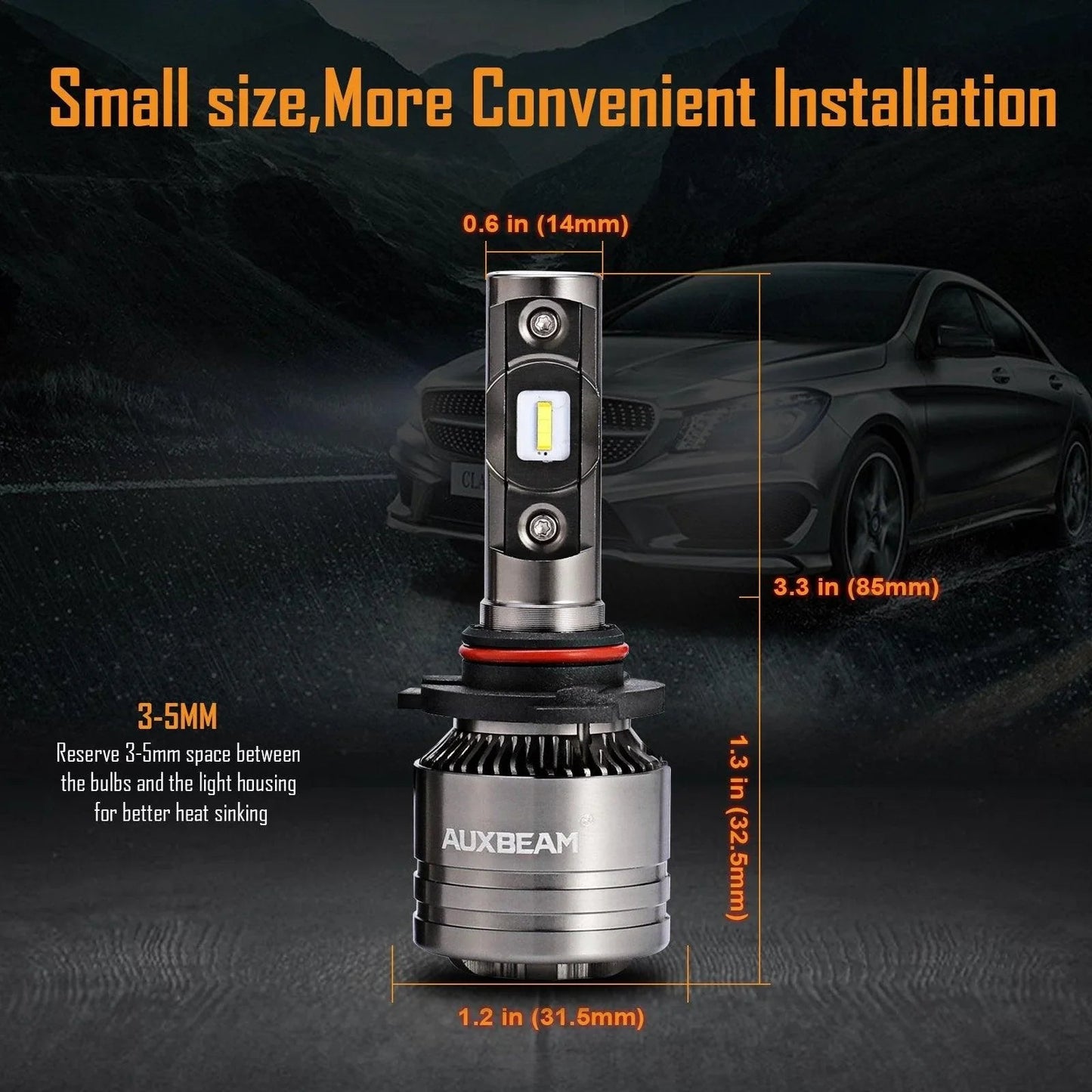 pour 2003-2007 GMC SIERRA 1500 2500 3500 HD CLASSIC T1 série Temperture Control 16000LM Ampoules LED High Low Beam Bundle –…
