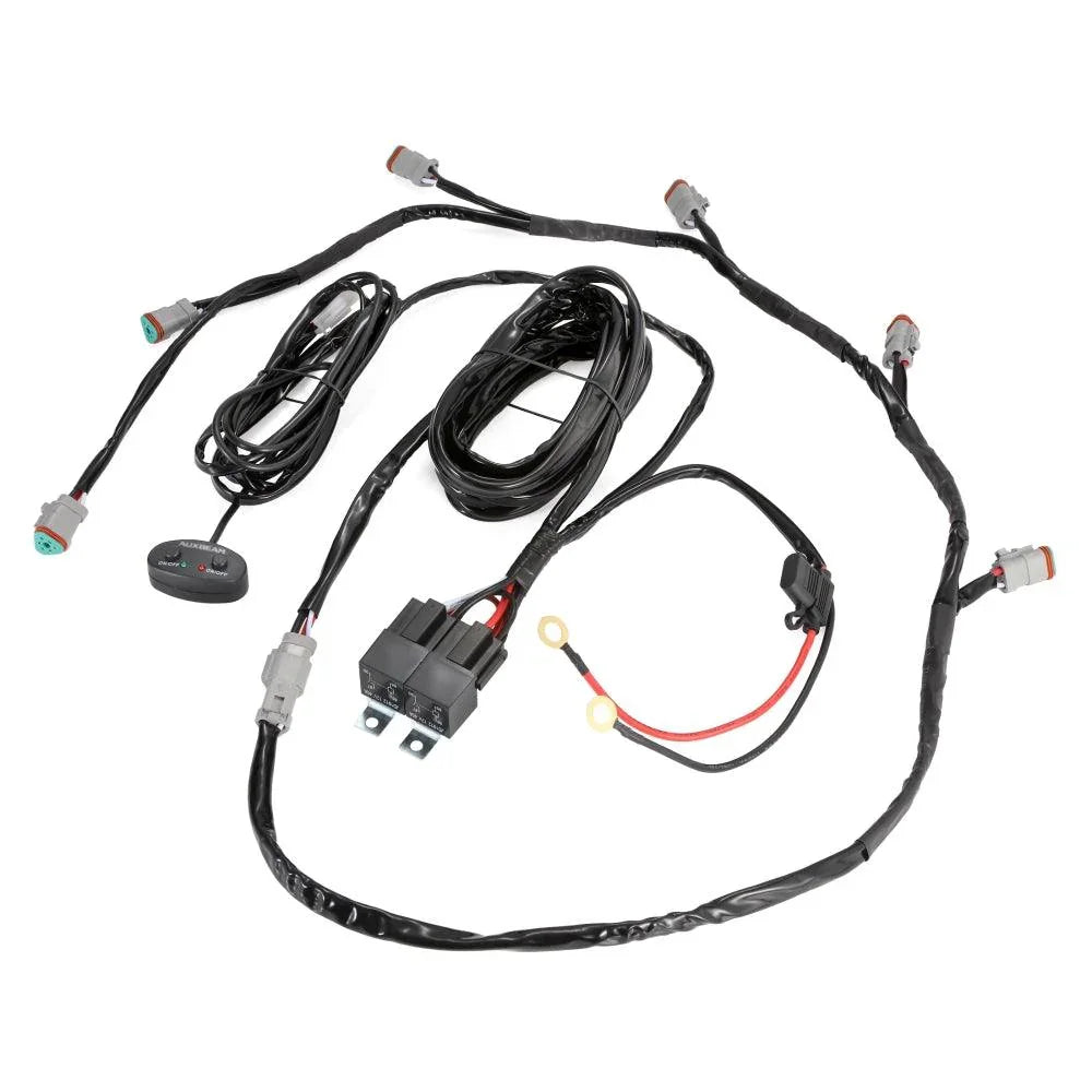 6-Projecteurs LED compacts Power Wiring Harness Kit avec 3 PIN DT Plug – vue 6