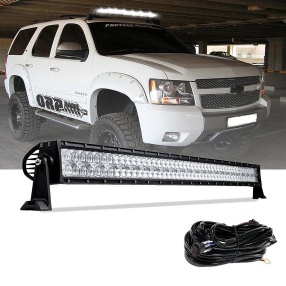 22 Inch-52 Inch 5D série Straight/Curved faisceau combiné Double Row Barres LED pour Chevy Tahoe
