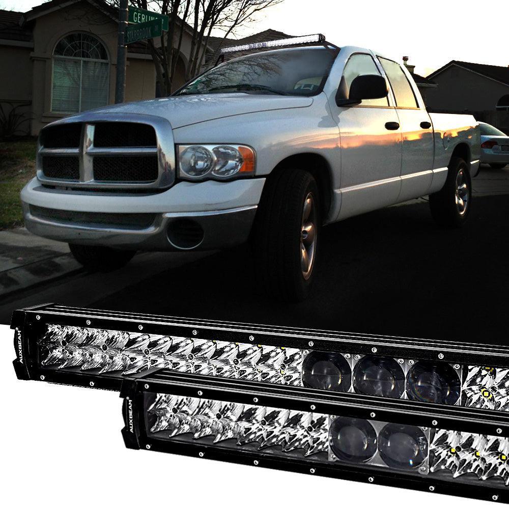 12"/22"/32"/42"/52" 5D-PRO série Barres LED avec 5D Projectors pour Dodge Ram 1500