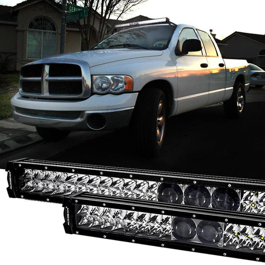 12"/22"/32"/42"/52" 5D-PRO série Barres LED avec 5D Projectors pour Dodge Ram 1500