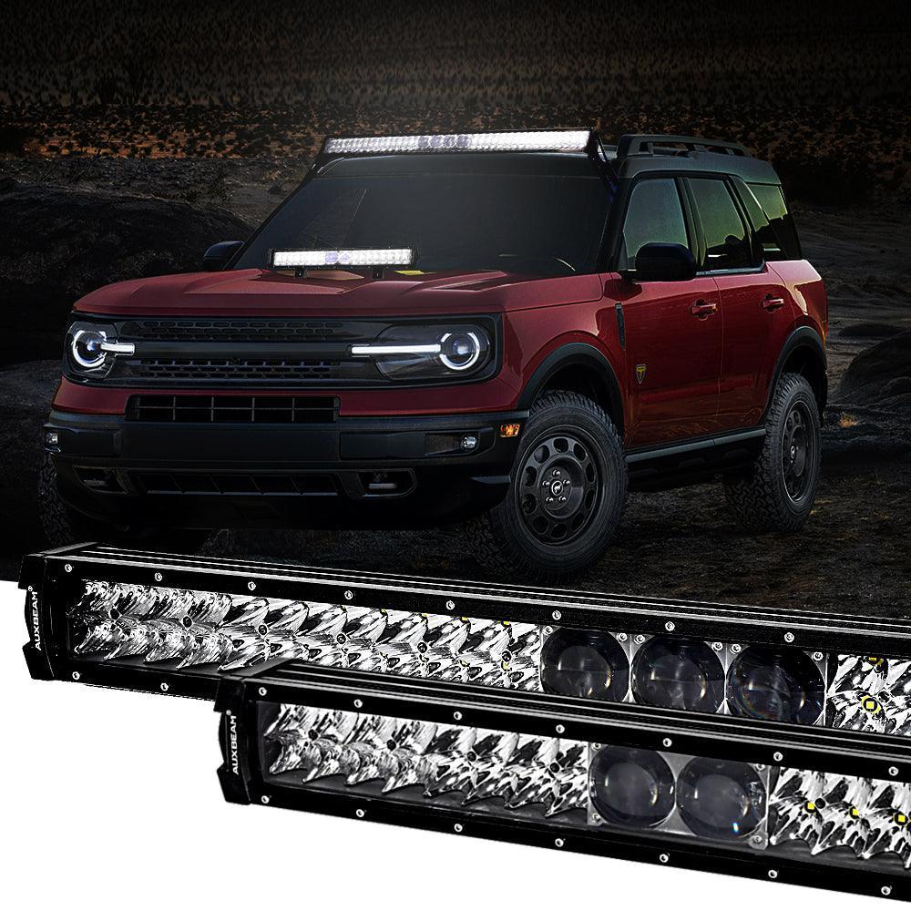 12"/22"/32"/42"/52" 5D-PRO série Barres LED avec 5D Projectors pour Ford Bronco