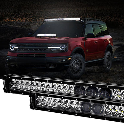 12″/22″/32″/42″/52″ 5D-PRO série Barres LED avec 5D Projectors pour Ford Bronco – NOVADOMIO