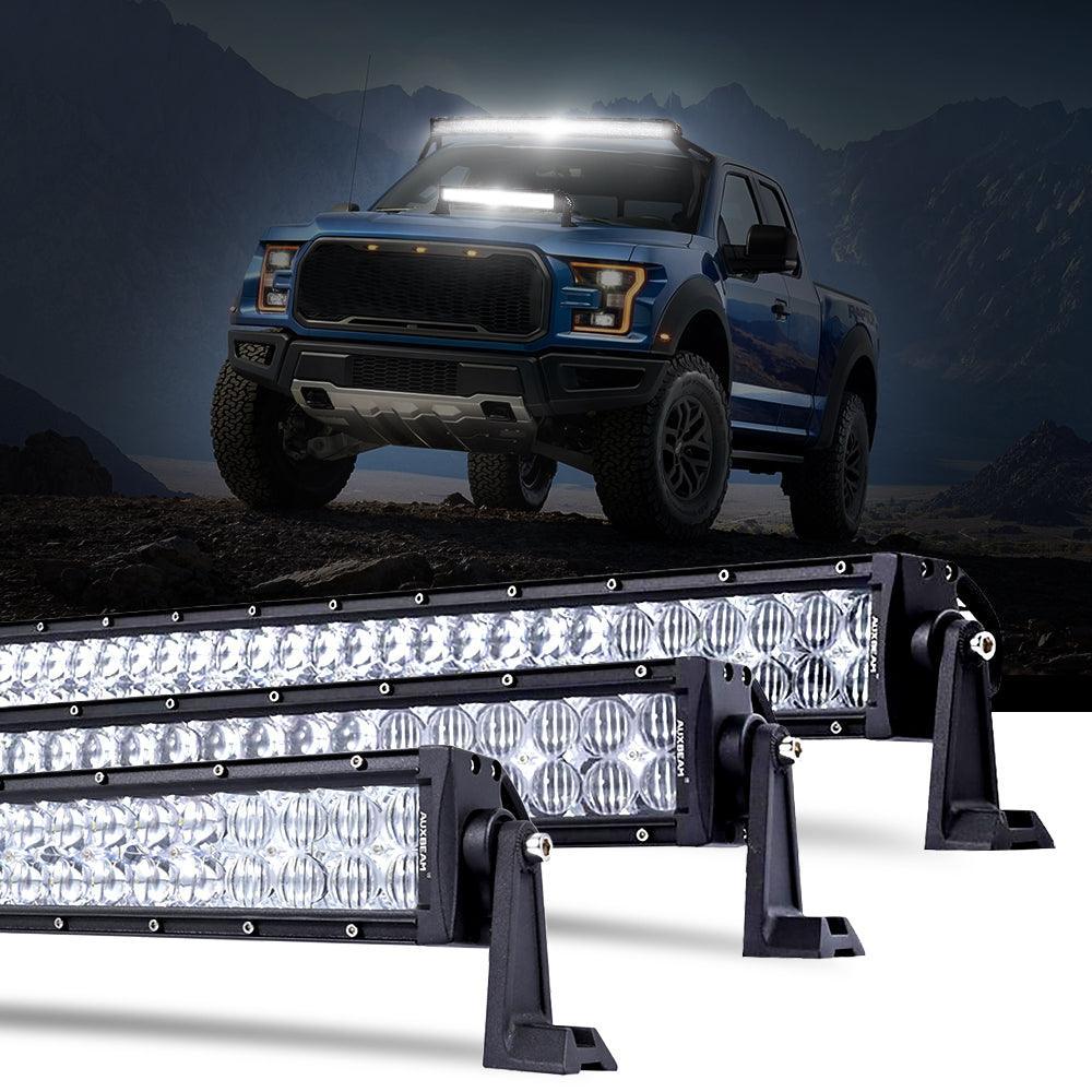 22 Inch-52 Inch 5D série Straight/Curved faisceau combiné Double Row Barres LED pour 2016 Ford F150