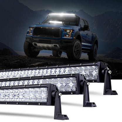 22″-52″ 5D série droit/courbé faisceau combiné Double Row Barres LED pour 2016 Ford F150 – NOVADOMIO