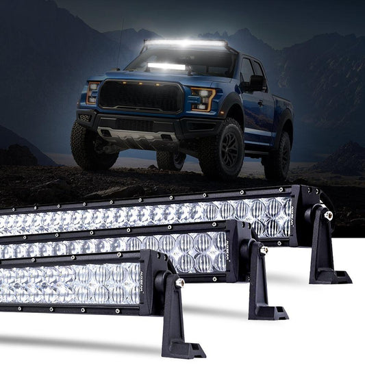 22 Inch-52 Inch 5D série Straight/Curved faisceau combiné Double Row Barres LED pour 2016 Ford F150