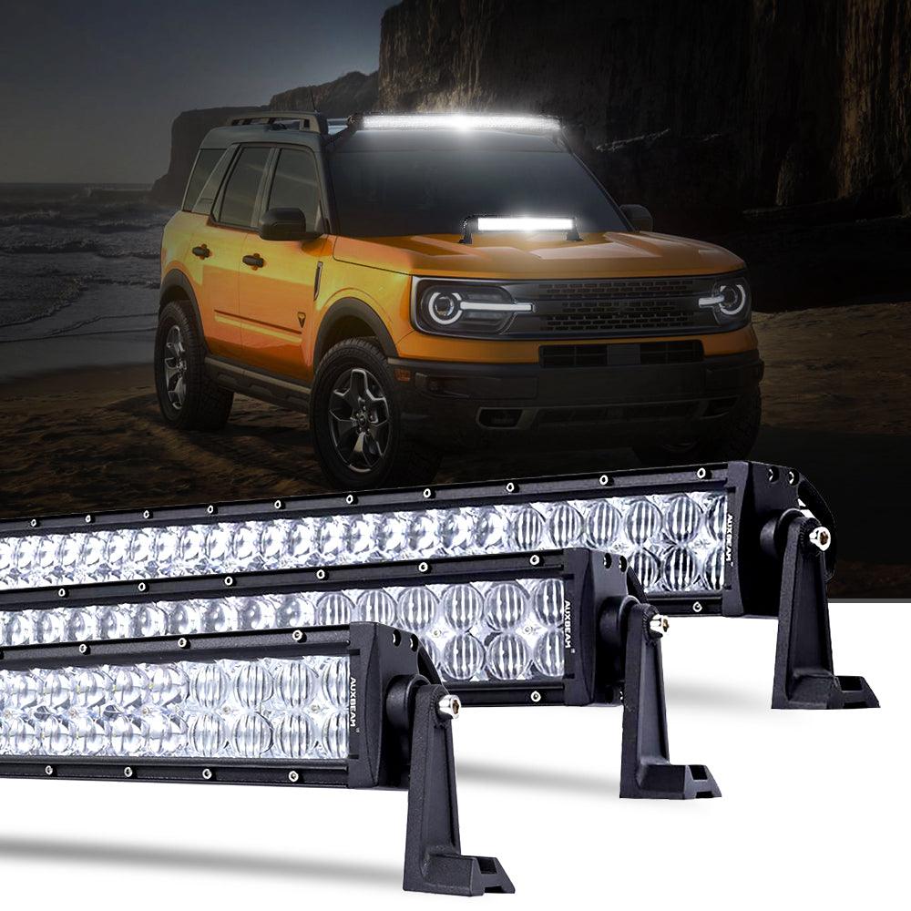 22 Inch-52 Inch 5D série Straight/Curved faisceau combiné Double Row Barres LED pour Ford Bronco