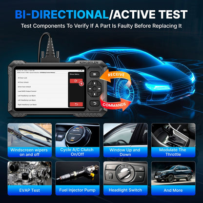 Valise diagnostic KINGBOLEN S6 Elite – Bidirectionnelle et tous systèmes – vue 4 – NOVADOMIO
