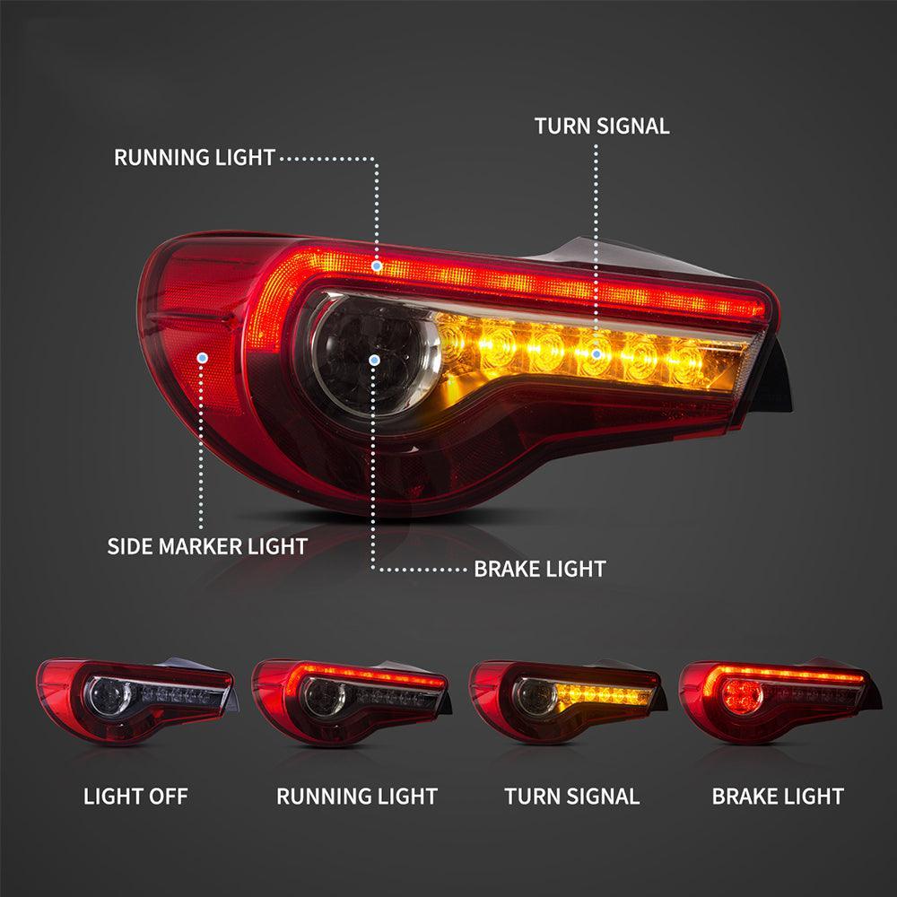 LED bloc de feux arrière avec Sequential clignotant pour 2012-2021 FR-S/BRZ/GT86 1th Gen (ZN6/ZC6) – vue 3