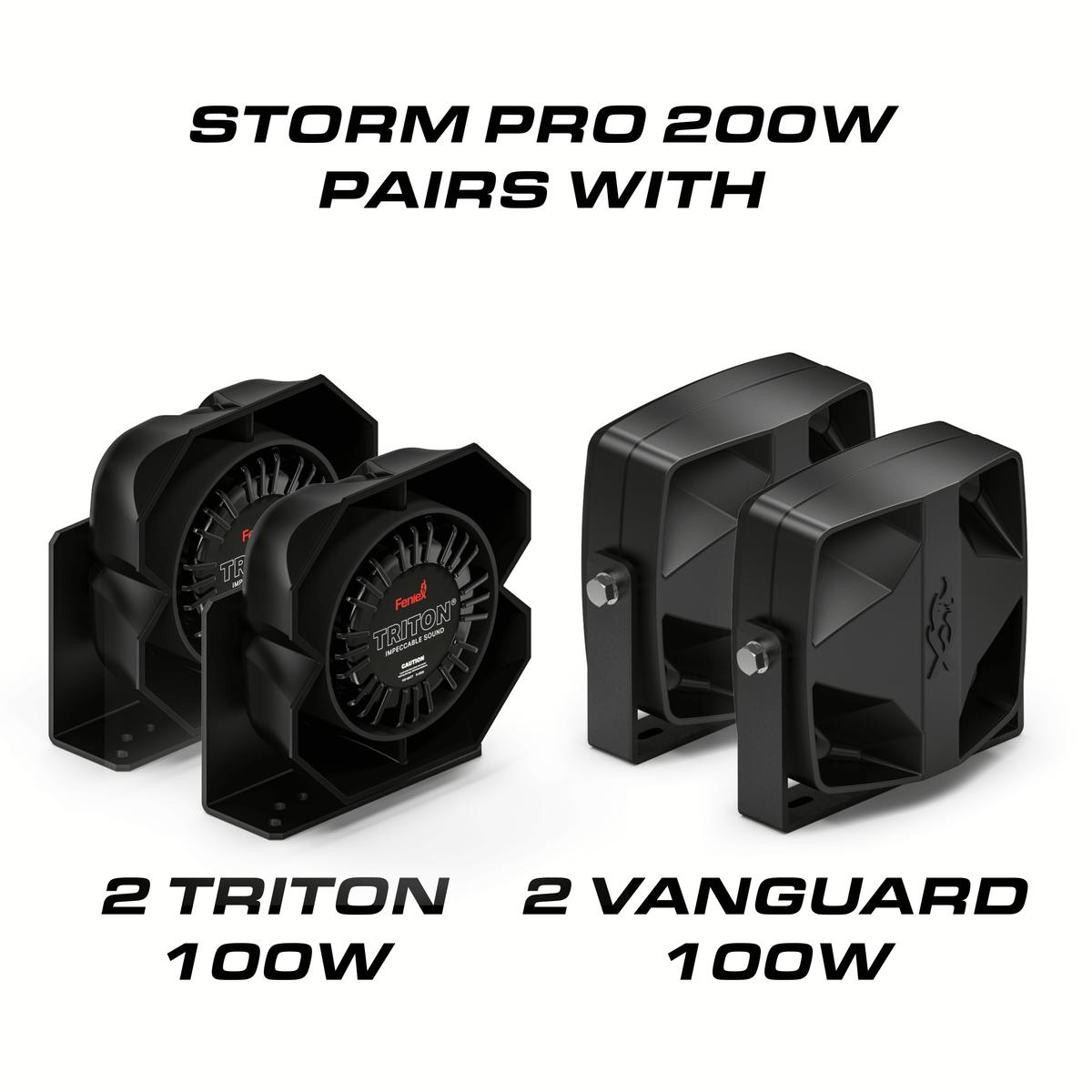 Feniex Storm Pro 200w Siren – Sirène et contrôle embarqué – vue 5