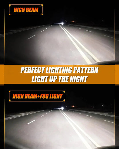 9″ LED Halo phares & 4″ 30 W LED antibrouillards avec blanc DRL+orange clignotant pour Jeep Wrangler JL 2018–2020 – vue 4