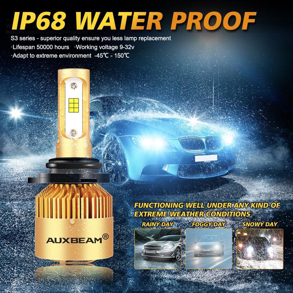 9006/HB4 Ampoules de phare LED 72W 10000LM S3 série Fan Cooling 6500K blanc froid – 2 ampoules – vue 5