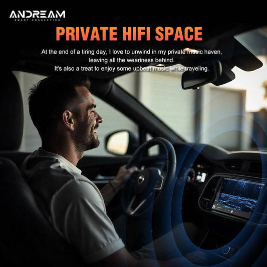 Amplificateur audio auto Andream DSP DTS Android 13 2K – vue 2 – NOVADOMIO