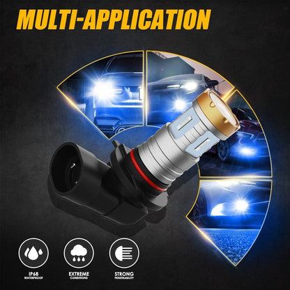 9006 HB4 LED antibrouillard/DRL ampoules 20 W 4 000 lm bleu profond Crown série – 2 ampoules – vue 7 – NOVADOMIO