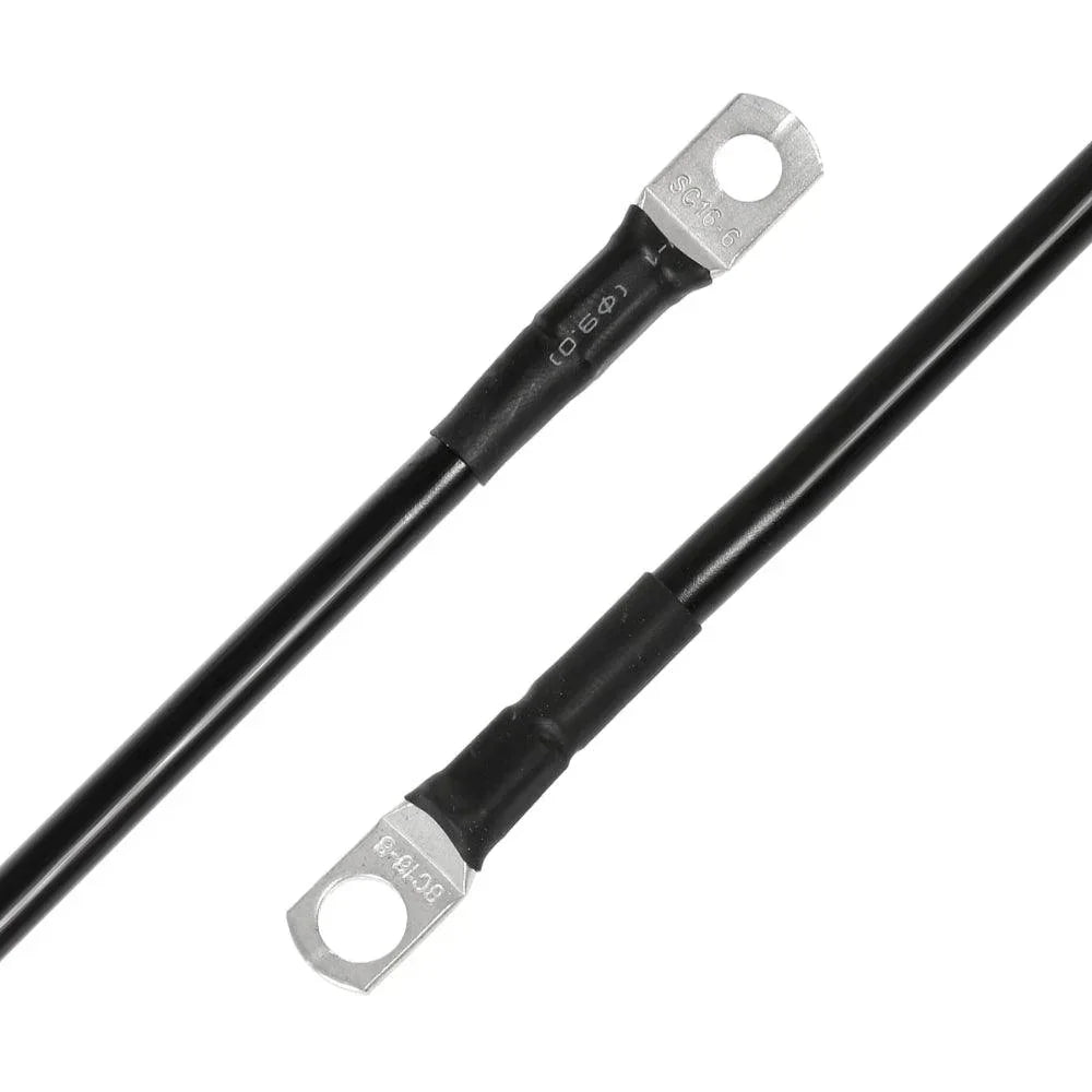 7FT 7AWG Battery Cables Tinned Copper Ring Terminal Lugs Battery Wires – vue 9