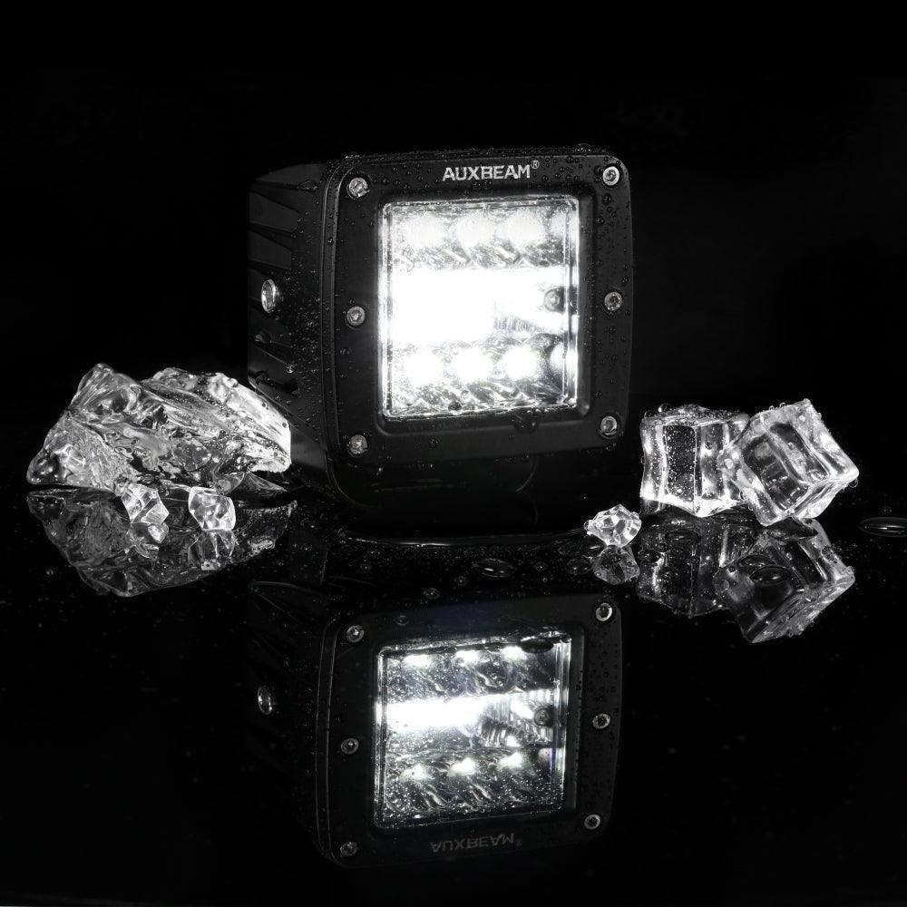 (2pcs/set) 3 Inch LED Pods Light faisceau longue portée avec 2-Lead Wiring Harness pour Truck Jeep SUV Offroad 4x4 – vue 9