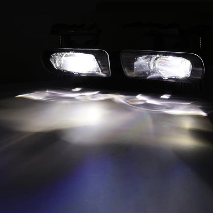 Lot de 2 60 W homologation DOT LED antibrouillards pour Chevrolet Silverado 1500/2500 1999 2000 2001 2002, 1500HD/2500HD/3500