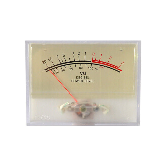Panneau SD-740 VU mètre 510uA 650Omega 80x60 mm, lampe ambre 12 V, 1 pièce – vue principale