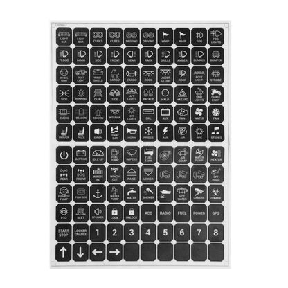 120 universel Stickers pour panneau de commande – vue 4 – NOVADOMIO