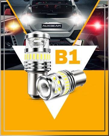 1157 BAY15D Ampoules LED pour recul, clignotants, stop et feux arrière 11W 4000LM 6500K blanc B1 série – 2 ampoules – vue 5