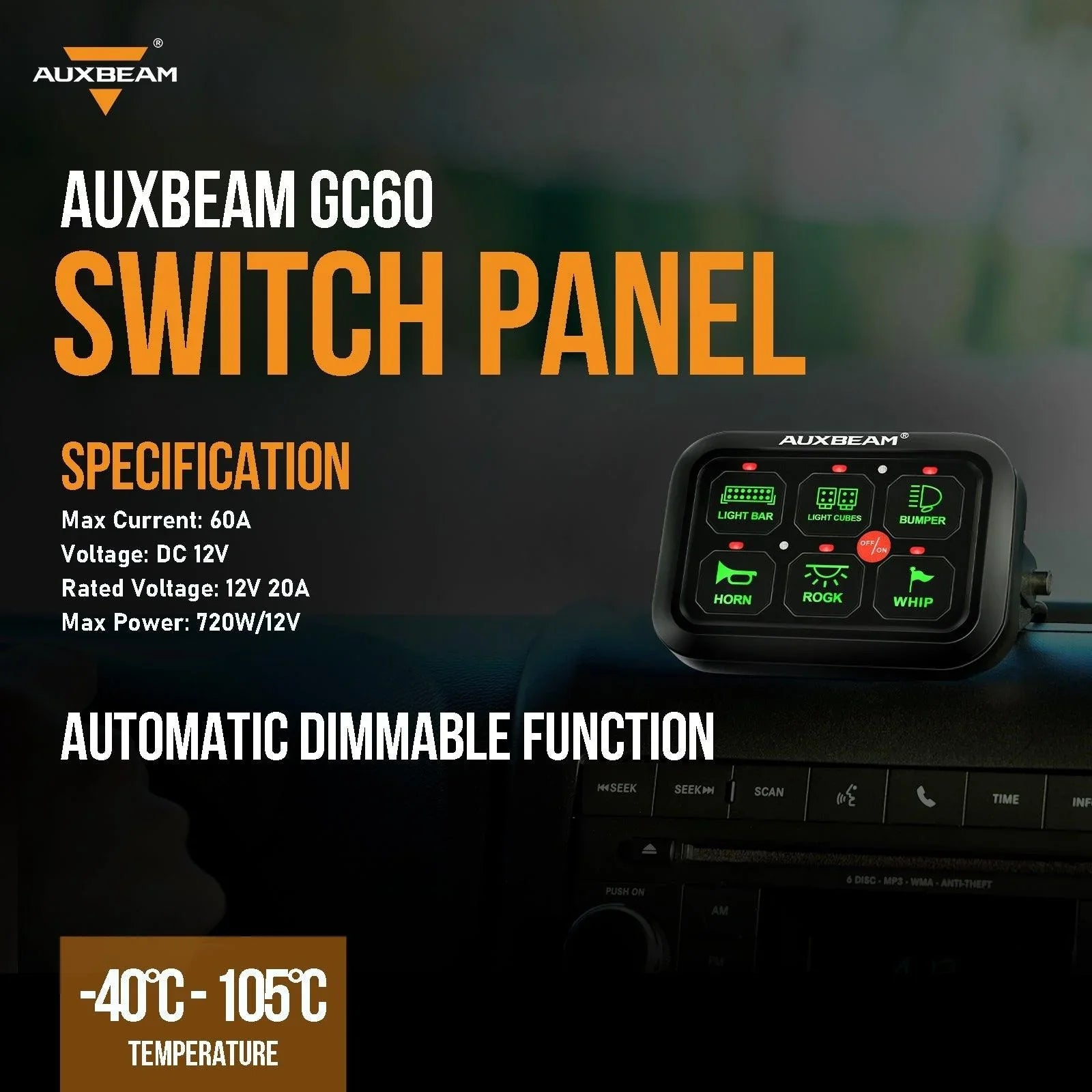 6/8 voies LED panneau de commande, tout-terrain Controller – vue 12