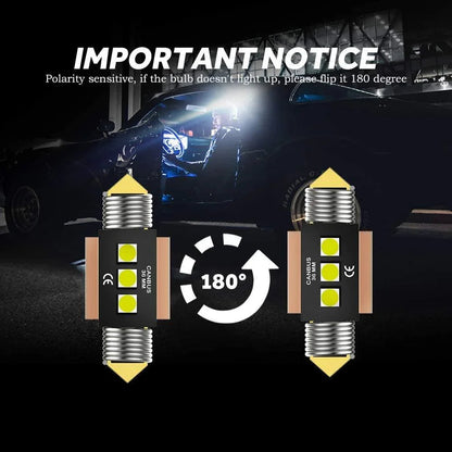 LED Festoon CAN-bus pour intérieur plafonnier lecture plaque d’immatriculation ampoules – vue 8 – NOVADOMIO