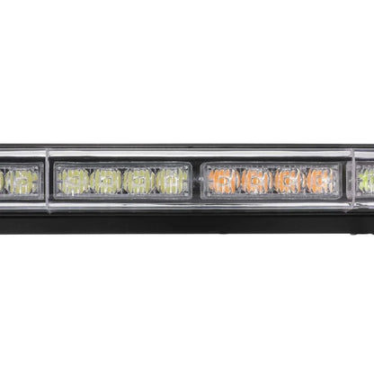 38.5″ stroboscopique de toit Barres lumineuses avec supports de montage 20 modes de flash feux de signalisation d’urgence