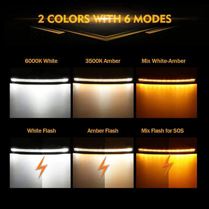 50″ 6 modes courbé Barres LED & Barres LED support de montage Combo pour Can-am Maverick X3 – vue 3 – NOVADOMIO