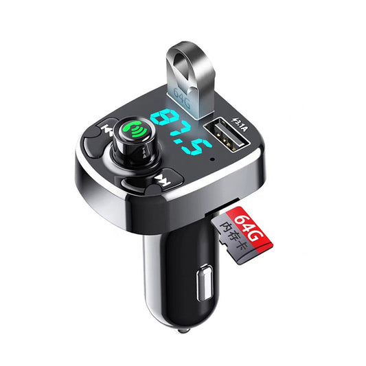 Récepteur Audio FM Bluetooth MP3 pour voiture, mains libres, Bluetooth 5.0, kit USB, chargeur – vue principale