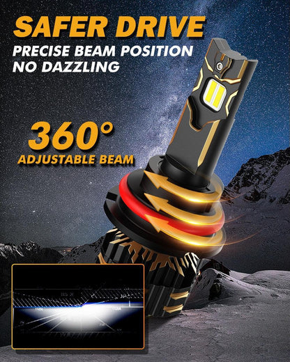 9007 Ampoules de phare LED pour Ford Ranger 2000 – vue 6 – NOVADOMIO